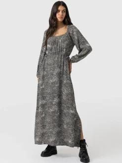 Dresses|Saint and Sofia Henrietta Dress - Monochrome Gothica
