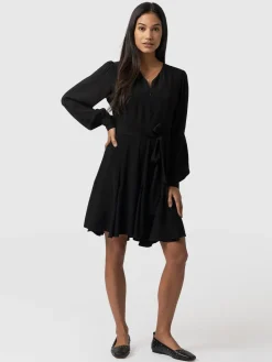 Dresses|Saint and Sofia Joselyn Mini Dress - Black