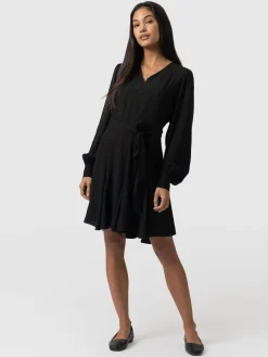 Dresses|Saint and Sofia Joselyn Mini Dress - Black