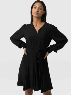 Dresses|Saint and Sofia Joselyn Mini Dress - Black