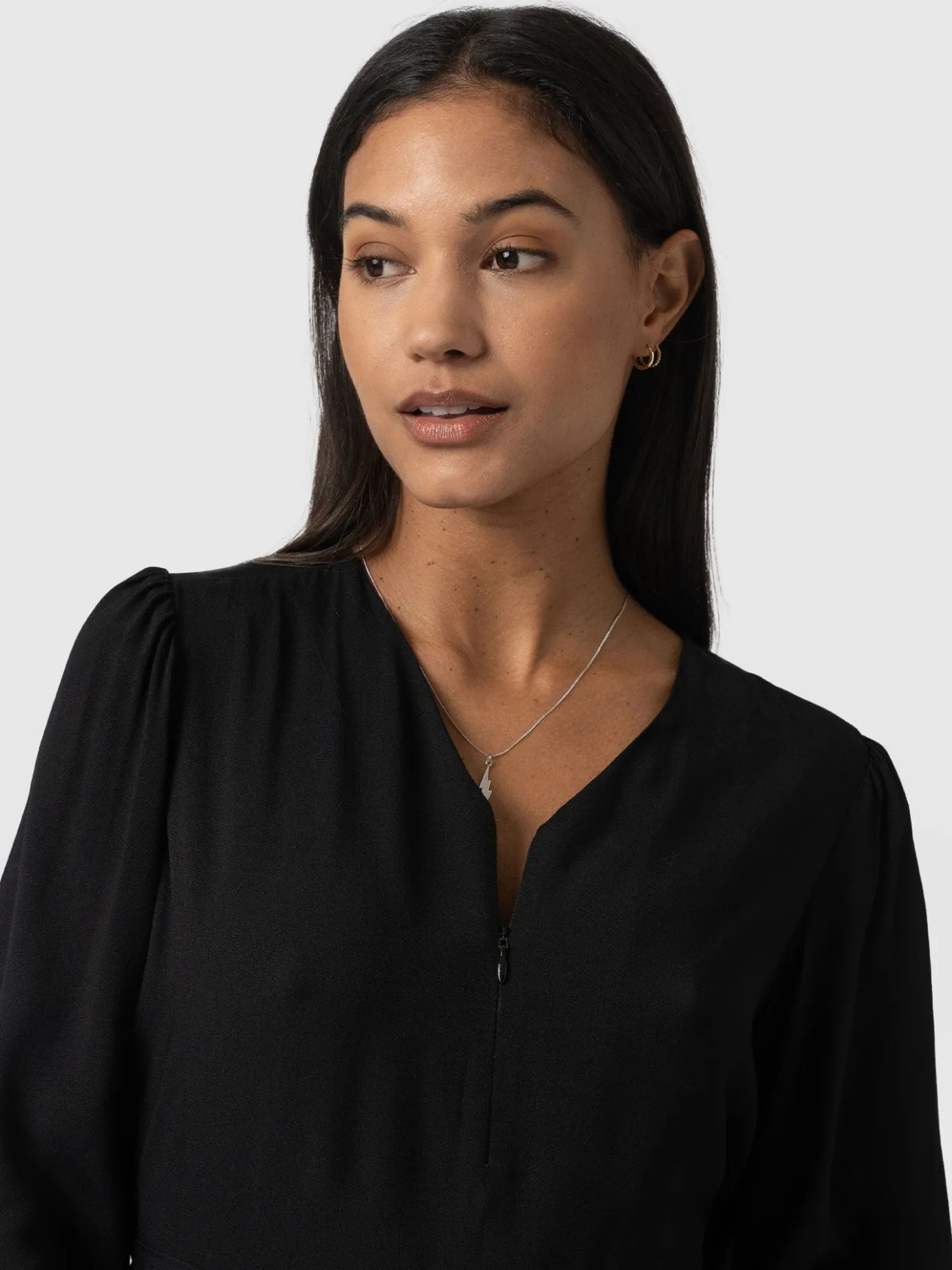 Dresses|Saint and Sofia Joselyn Mini Dress - Black