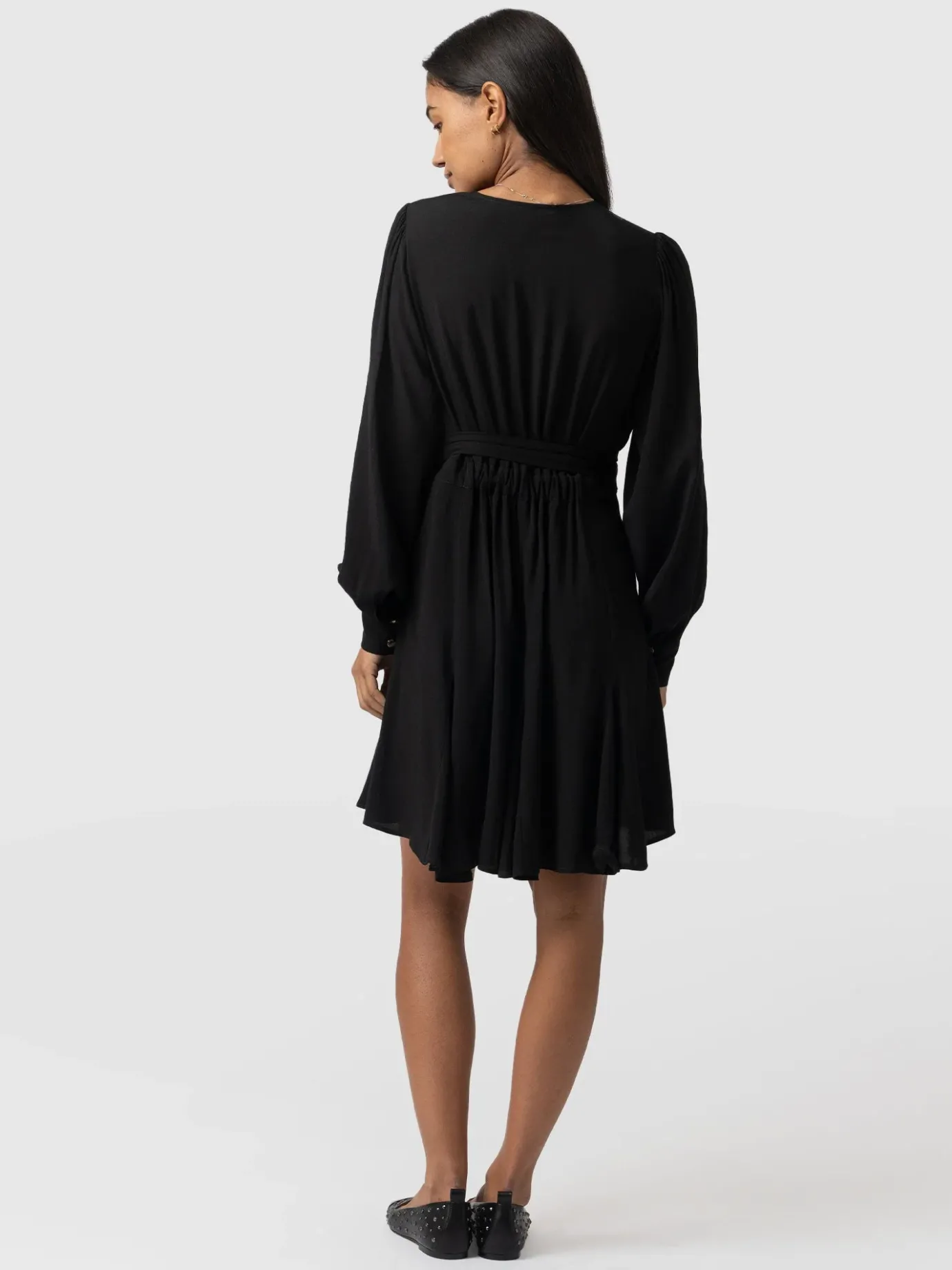 Dresses|Saint and Sofia Joselyn Mini Dress - Black
