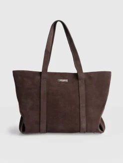 Tote Bags|Leather Bags|Saint and Sofia Kara Shopper Bag - Brown