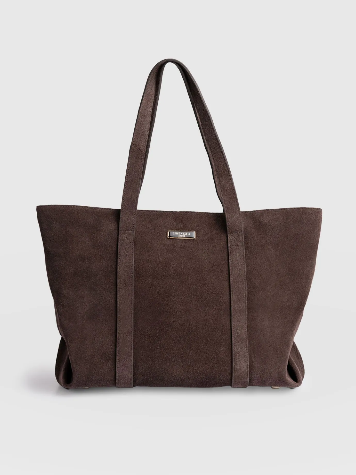 Tote Bags|Leather Bags|Saint and Sofia Kara Shopper Bag - Brown