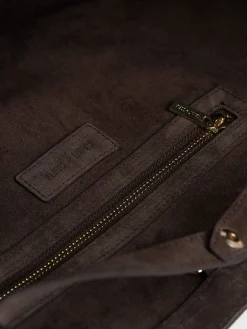 Tote Bags|Leather Bags|Saint and Sofia Kara Shopper Bag - Brown