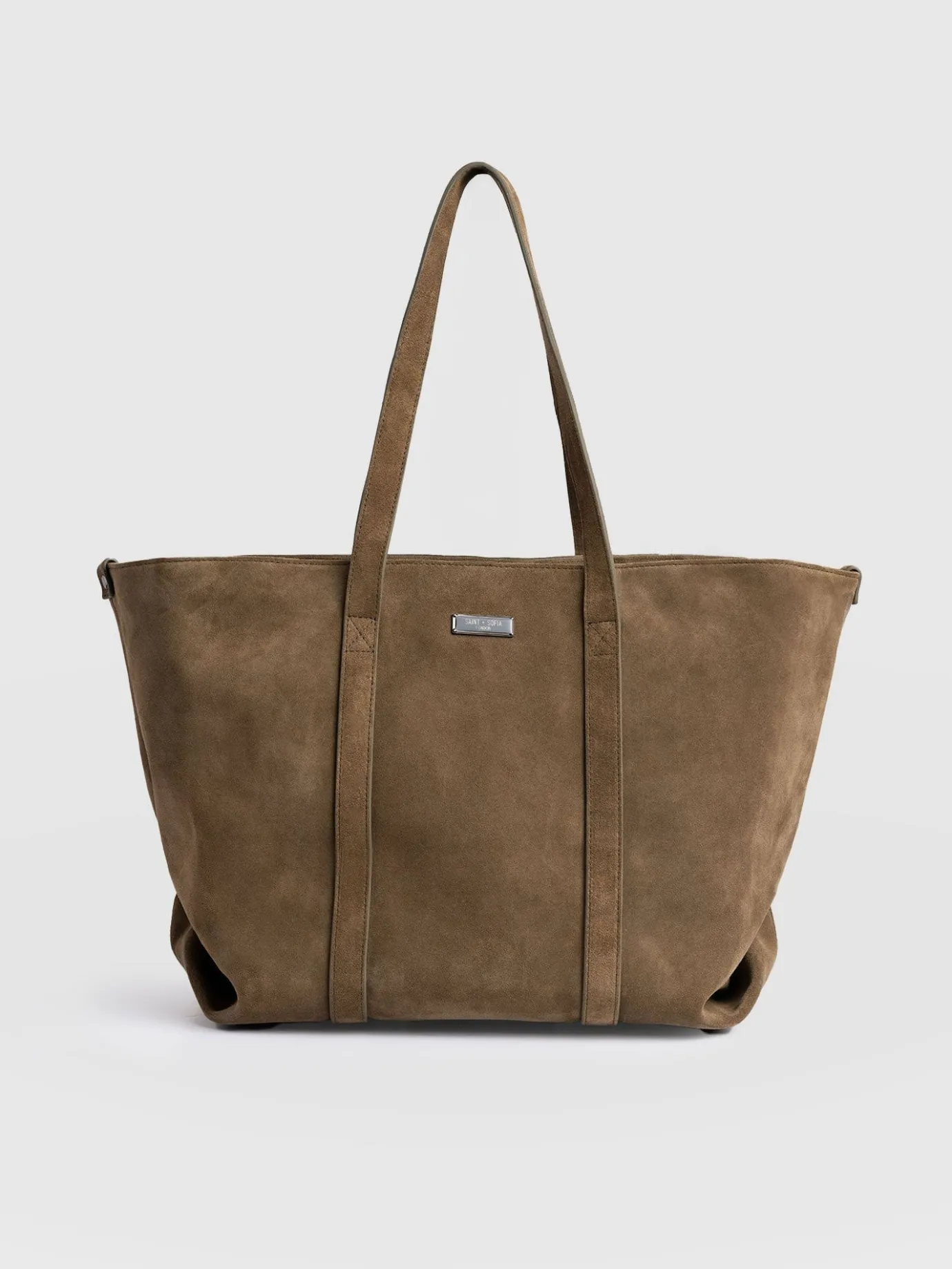 Accessories|Shoulder Bags|Saint and Sofia Kara Shopper Bag - Khaki