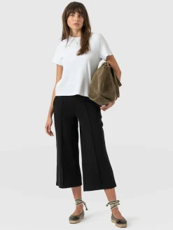 Shorts|Saint and Sofia Keller Culotte - Black