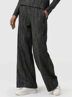 Pants|Saint and Sofia Keller Wide Leg Pant - Grey/Black