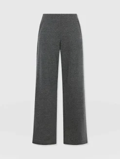 Pants|Saint and Sofia Keller Wide Leg Pant - Grey Twill
