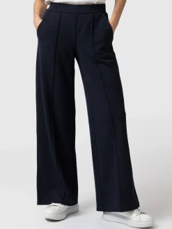Pants|Saint and Sofia Keller Wide Leg Pant - Navy