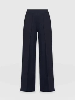 Pants|Saint and Sofia Keller Wide Leg Pant - Navy