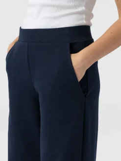 Pants|Saint and Sofia Keller Wide Leg Pant - Navy Twill