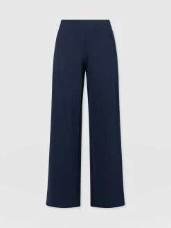 Pants|Saint and Sofia Keller Wide Leg Pant - Navy Twill