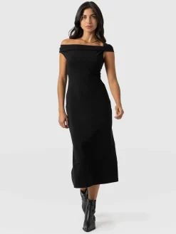 Dresses|Saint and Sofia Kelsea Midaxi Dress - Black