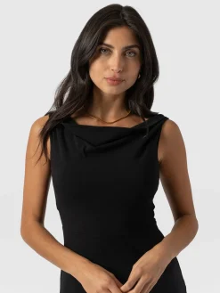 Dresses|Saint and Sofia Kelsea Midaxi Dress - Black