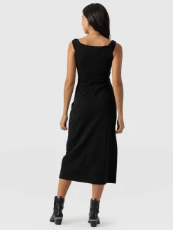 Dresses|Saint and Sofia Kelsea Midaxi Dress - Black