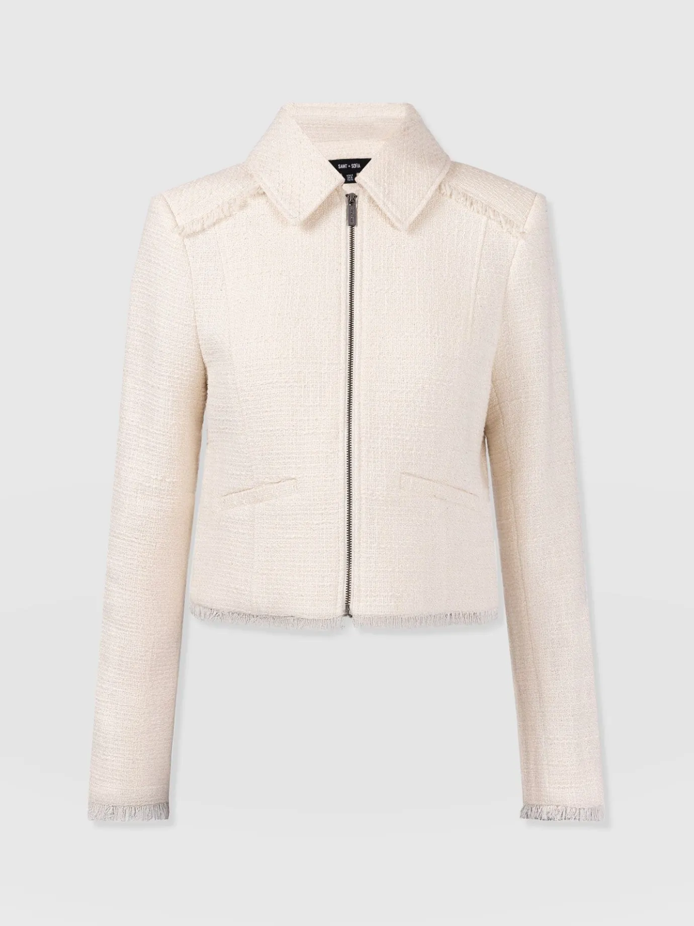 Coats & Jackets|Blazers|Saint and Sofia Kinley Jacket - Cream