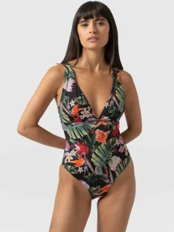 Swimwear|Saint and Sofia Levana Swimsuit - Tropics