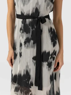 Dresses|Saint and Sofia Lexi High Low Dress - White Fade Floral