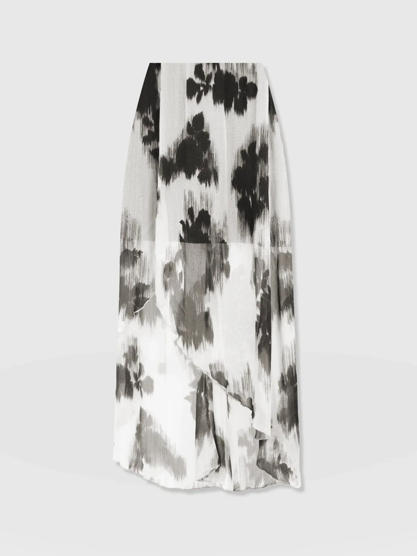 Skirts|Saint and Sofia Lexi High Low Skirt - White Fade Floral