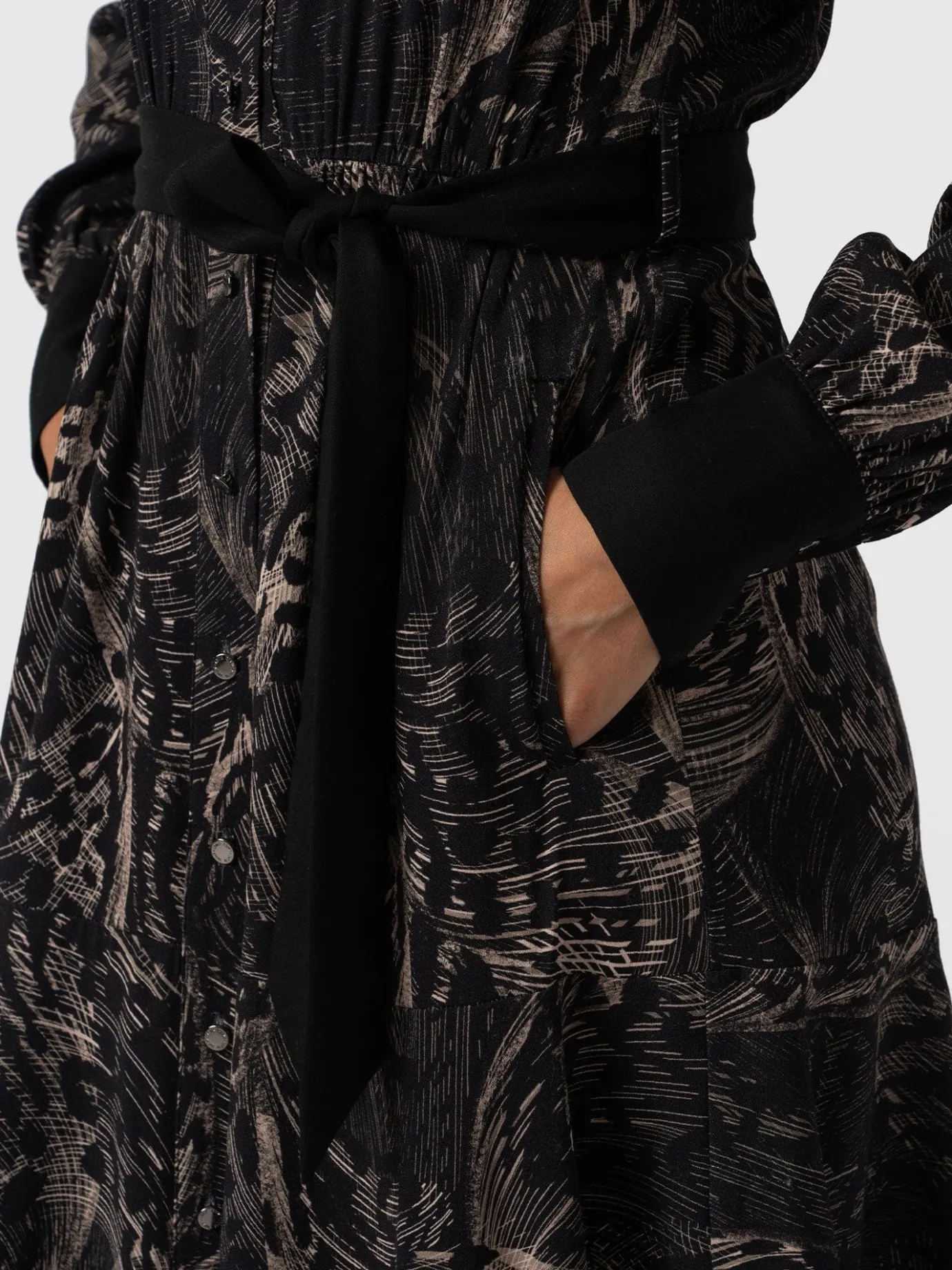 Dresses|Saint and Sofia Lori Fit & Flare Dress - Spot Feather