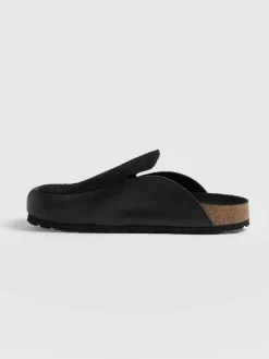 Clogs & Slides|Sandals|Saint and Sofia Lottie Studded Clogs - Black