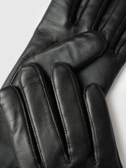 Accessories|Leather|Saint and Sofia Luther Leather Gloves - Black