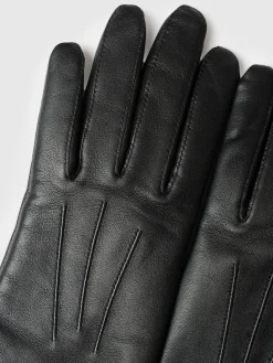 Accessories|Leather|Saint and Sofia Luther Leather Gloves - Black