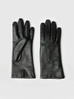 Accessories|Leather|Saint and Sofia Luther Leather Gloves - Black