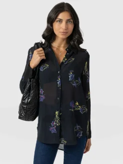 Blouses & Shirts|Saint and Sofia Madison Shirt - Blue Lily Gardens