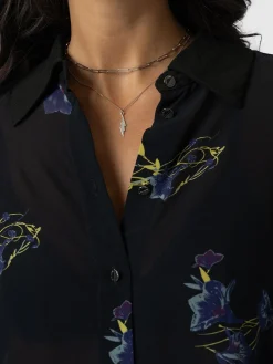 Blouses & Shirts|Saint and Sofia Madison Shirt - Blue Lily Gardens