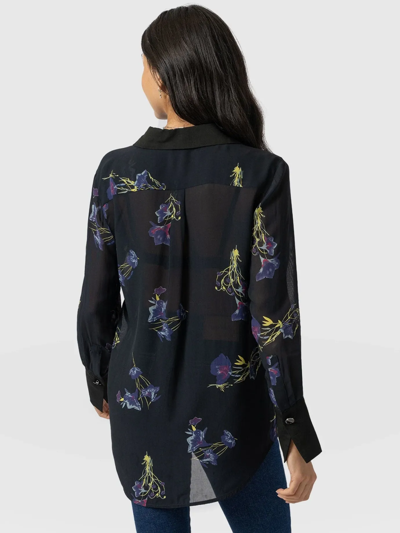 Blouses & Shirts|Saint and Sofia Madison Shirt - Blue Lily Gardens