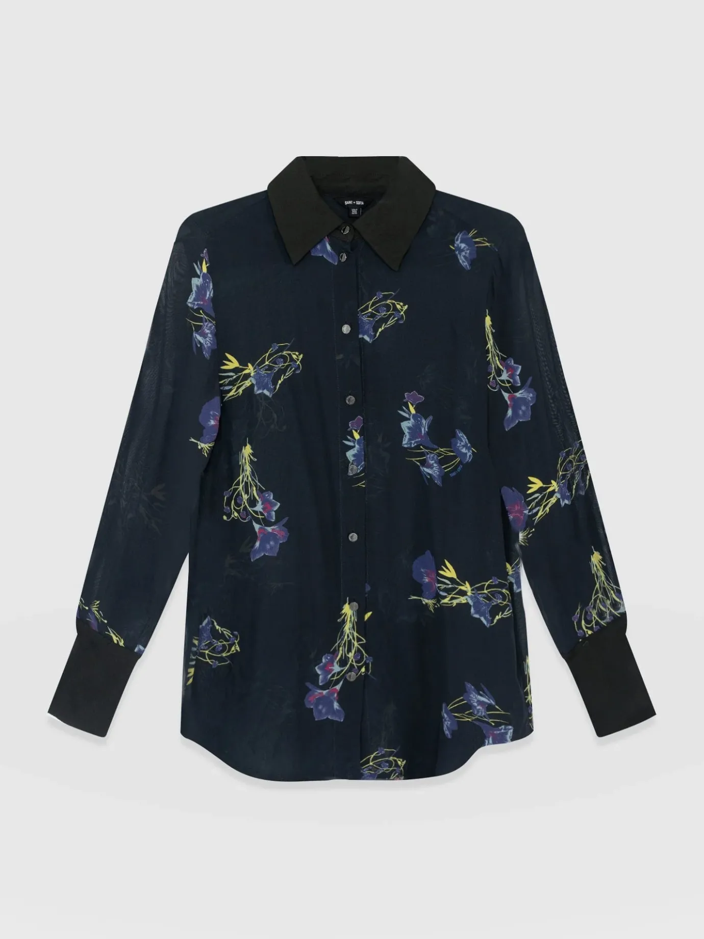 Blouses & Shirts|Saint and Sofia Madison Shirt - Blue Lily Gardens