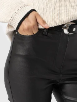 Denim & Jeans|Pants|Saint and Sofia Maeva Skinny Pant - Black Coated