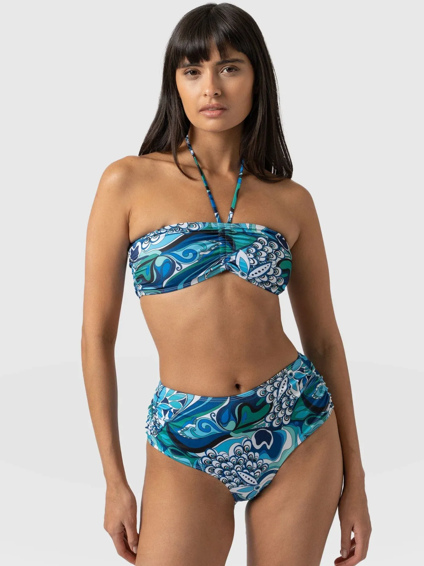 Swimwear|Saint and Sofia Maya Bandeau Bikini Top - Paradise