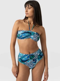 Swimwear|Saint and Sofia Maya Bandeau Bikini Top - Paradise