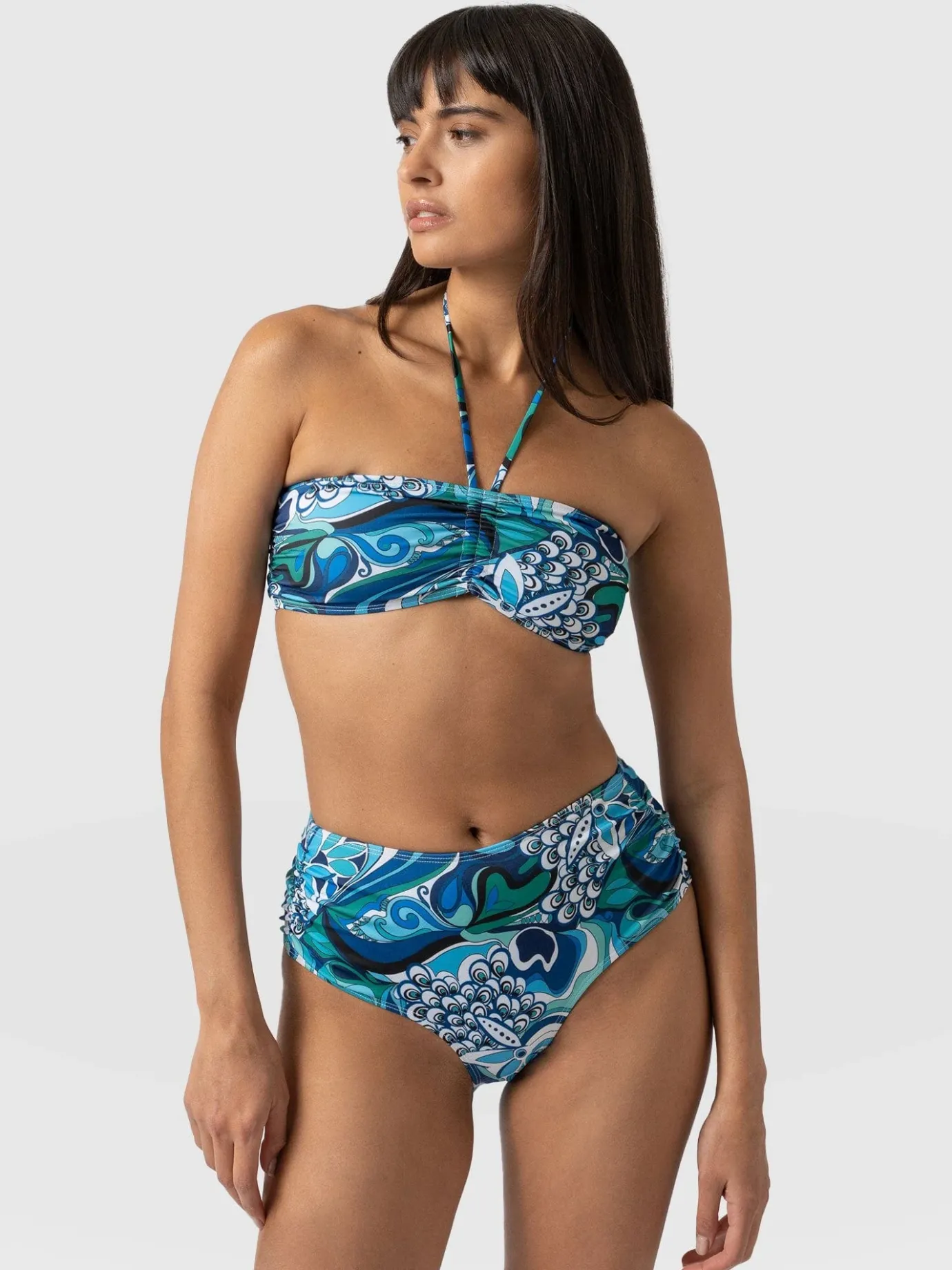 Swimwear|Saint and Sofia Maya Bandeau Bikini Top - Paradise