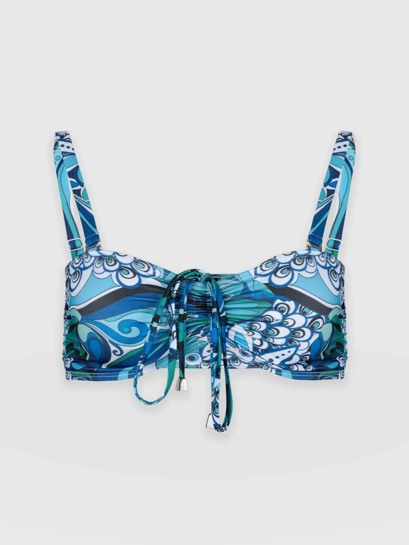 Swimwear|Saint and Sofia Maya Bandeau Bikini Top - Paradise
