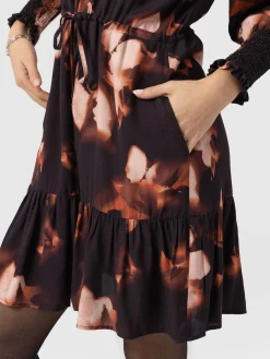 Dresses|Saint and Sofia Mini Olivia Zip Up Dress - Orange Aurora