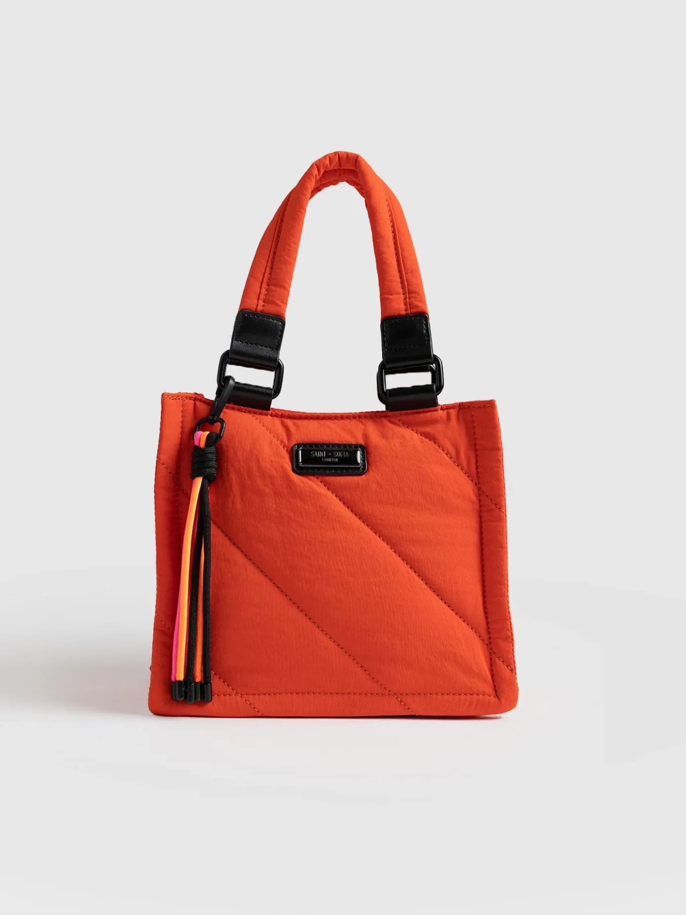 Shoulder Bags|Cross Body Bags|Saint and Sofia Mini Penny Tote Bag - Orange