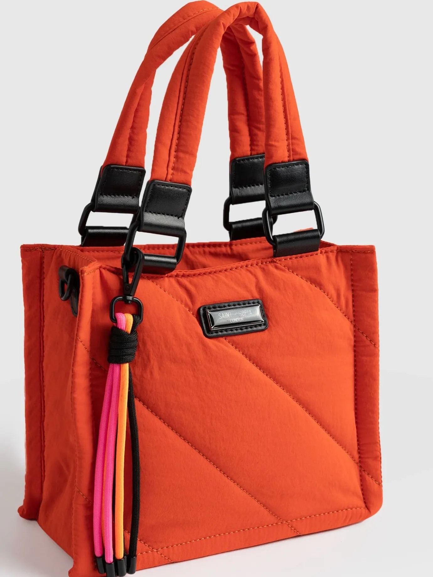Shoulder Bags|Cross Body Bags|Saint and Sofia Mini Penny Tote Bag - Orange