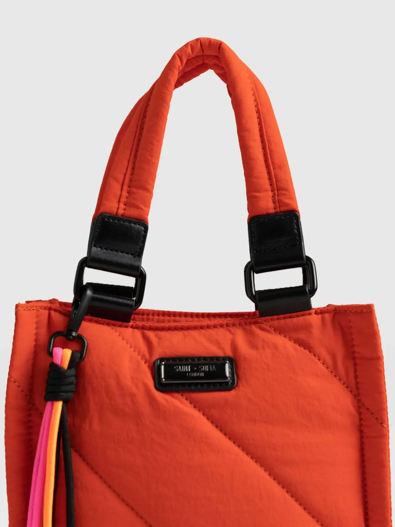 Shoulder Bags|Cross Body Bags|Saint and Sofia Mini Penny Tote Bag - Orange