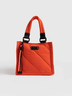 Shoulder Bags|Cross Body Bags|Saint and Sofia Mini Penny Tote Bag - Orange