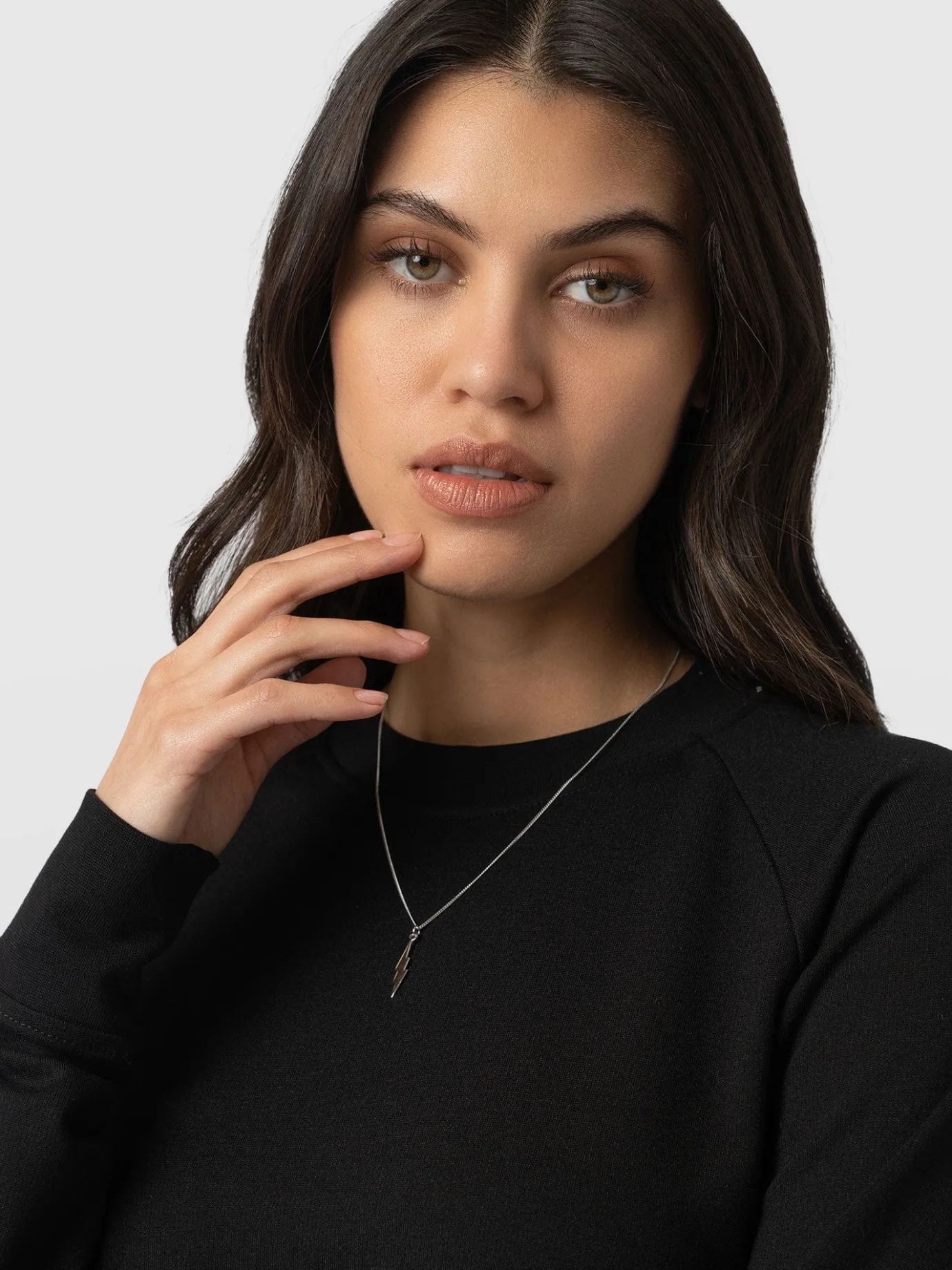 Sweaters|Saint and Sofia Morgan Zip Sweater - Black