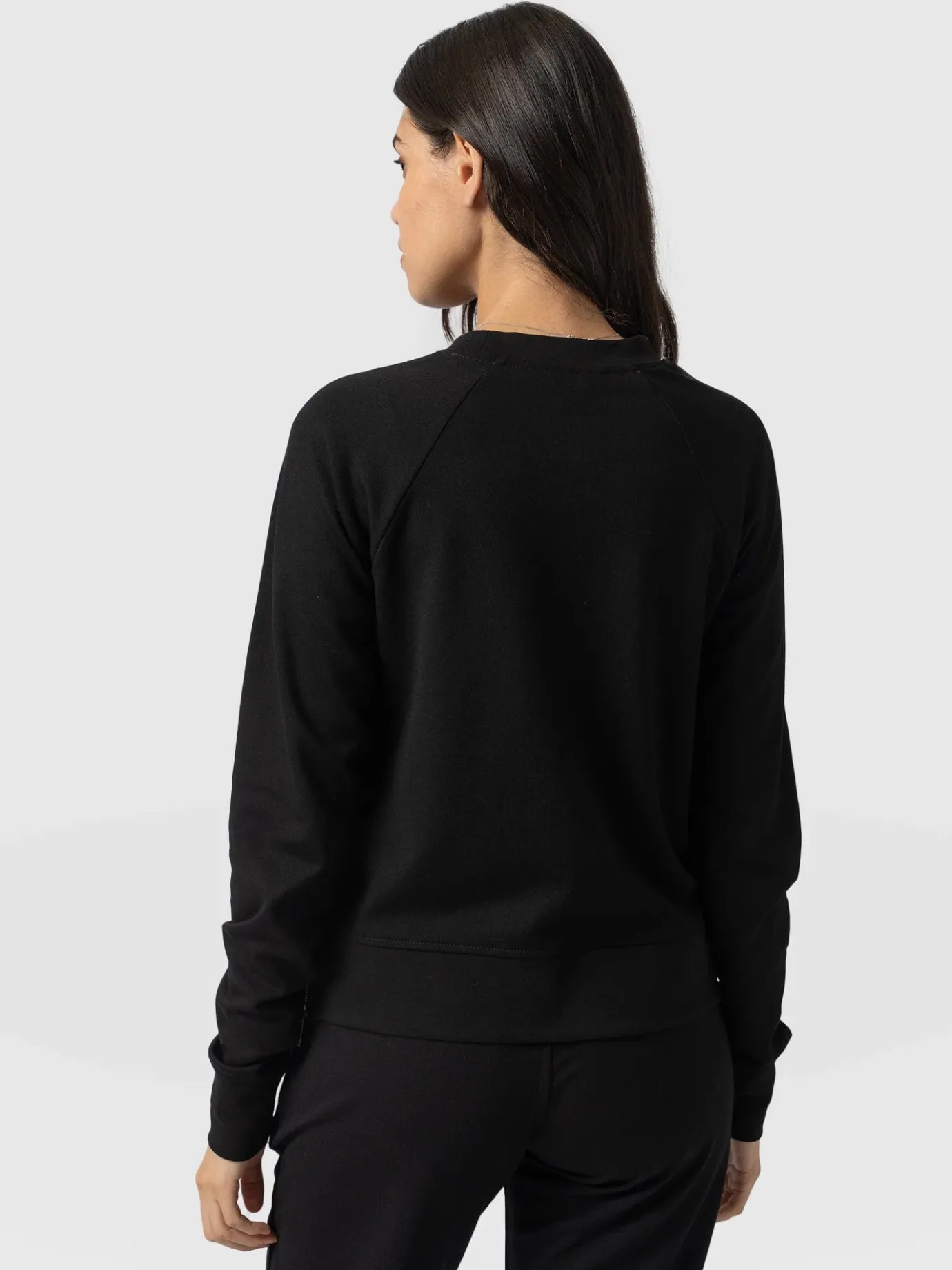 Sweaters|Saint and Sofia Morgan Zip Sweater - Black