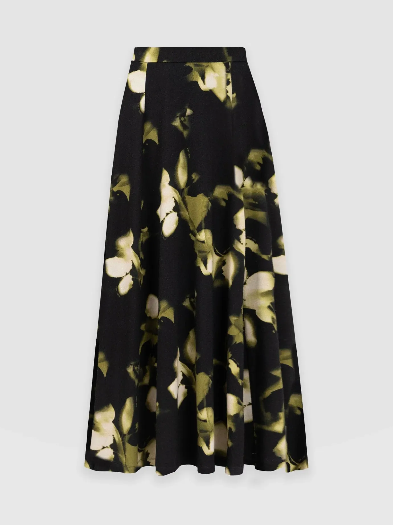 Skirts|Saint and Sofia Nora A-Line Skirt - Green Aurora