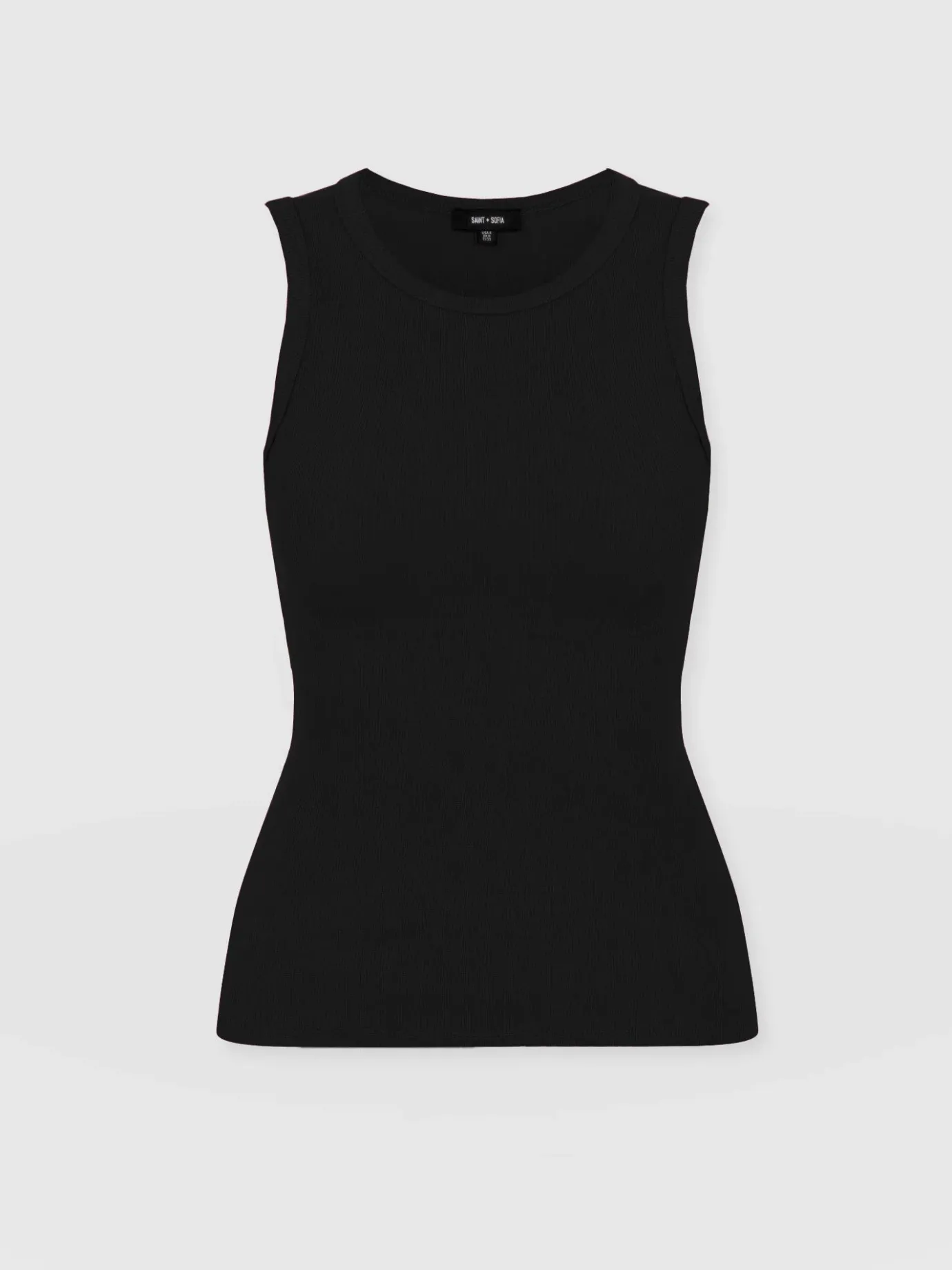 T-shirts & Tanks|Saint and Sofia Nova Racer Vest - Black