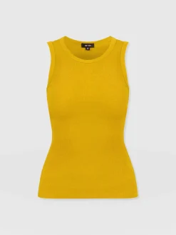 T-shirts & Tanks|Saint and Sofia Nova Racer Vest - Mustard