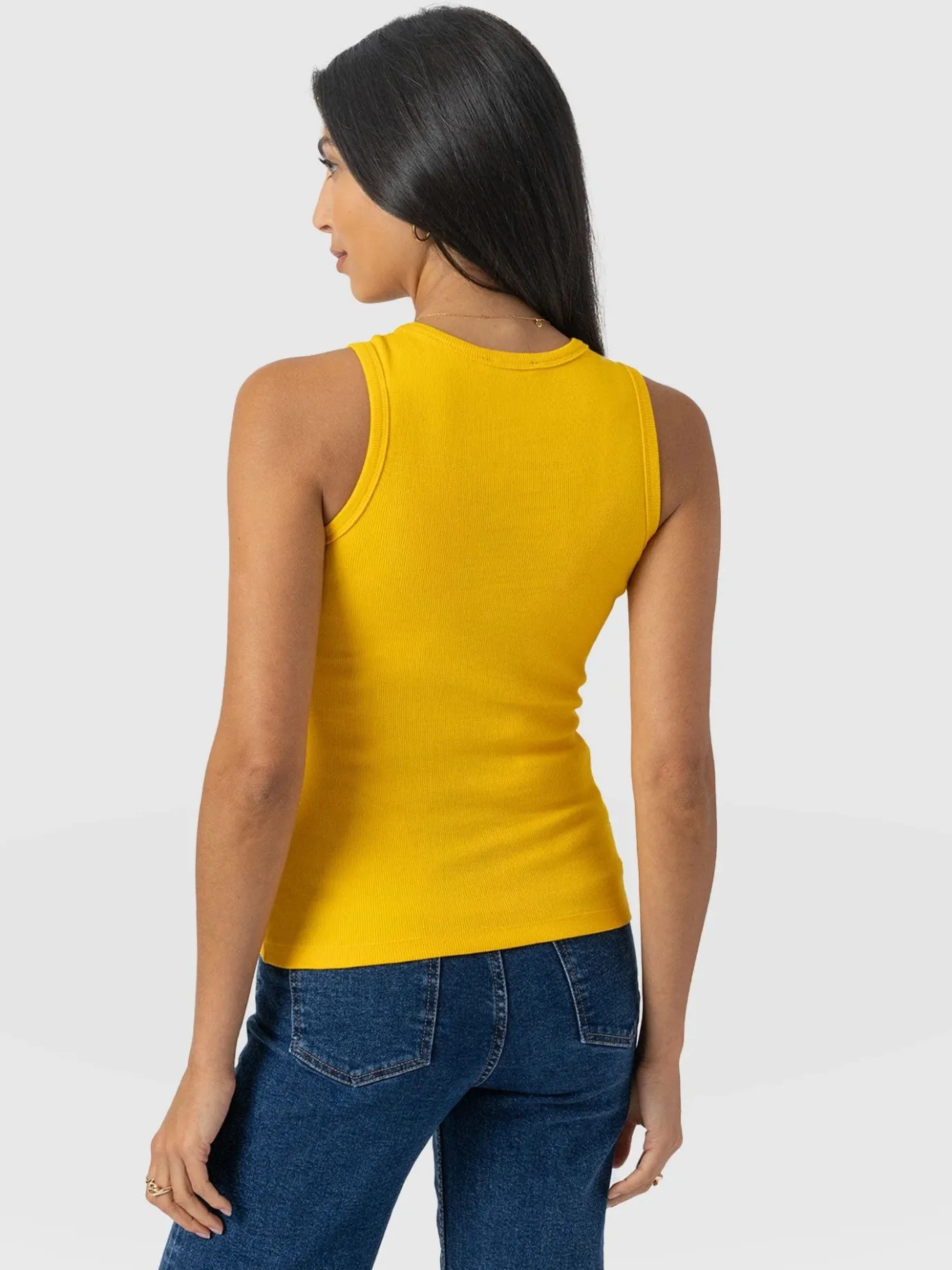 T-shirts & Tanks|Saint and Sofia Nova Racer Vest - Yellow