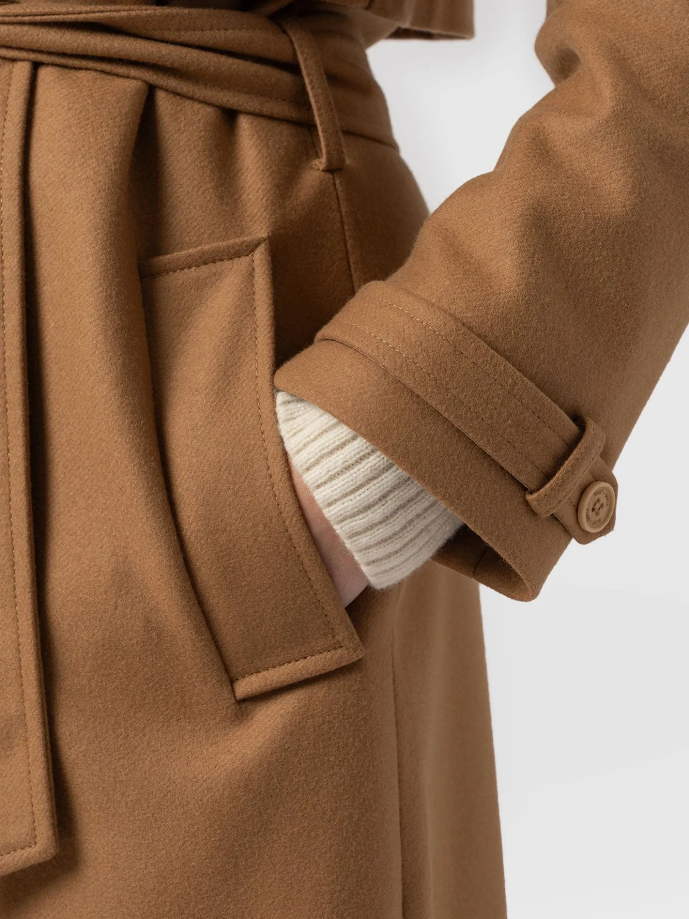 Coats & Jackets|Saint and Sofia Odette Coat - Camel